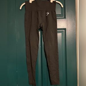 Gymshark black vital seamless leggings (first edition) XS